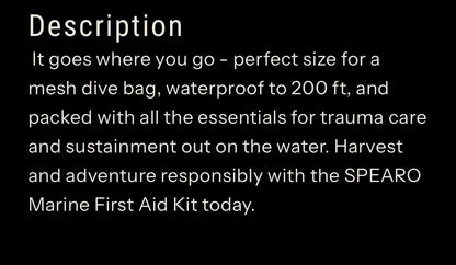 Spearo First Aid