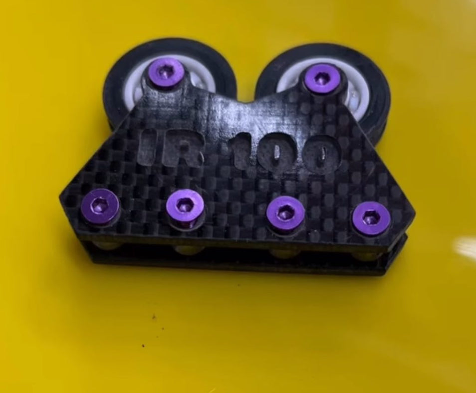 Inverted Roller Pulley Carriage Carbon Fiber