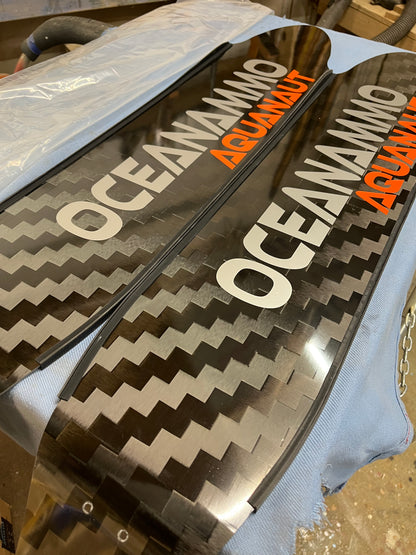 Oceanammo Carbon Fiber Freediving Blades Long