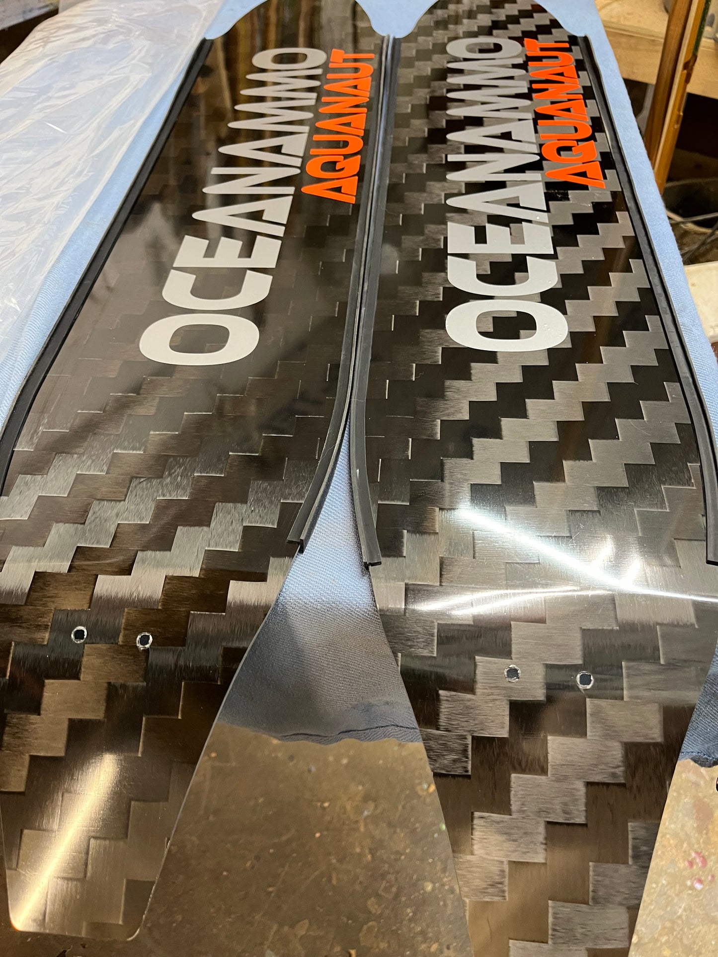 Oceanammo Carbon Fiber Freediving Blades Long